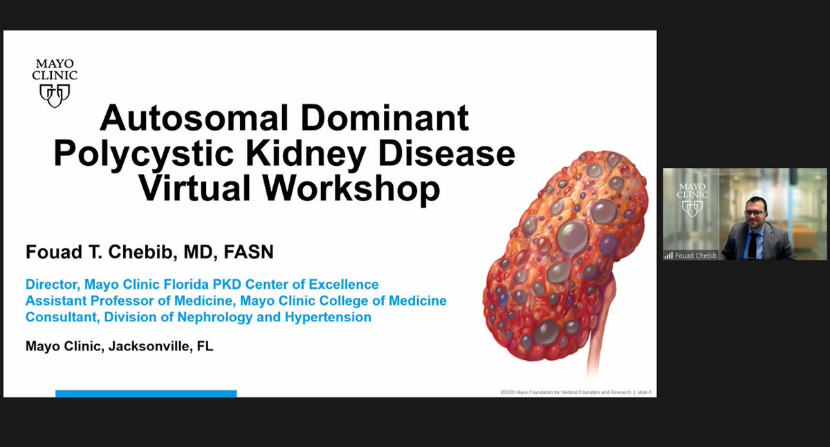 We were fortunate to start the day with an incredibly informative talk on ADPKD by @fouadchebib from @MayoClinic - thank you Dr. Chebib!