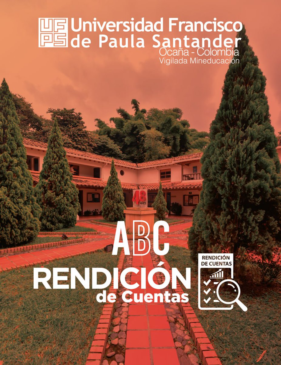 Nos preparamos para la Rendición de Cuentas vigencia 2022, ingresando a ➡️ ufpso.edu.co/Rendicion_de_c… podrás conocer el ABC de esta estrategia institucional.
#ufpsocana #RendiciónDeCuentas