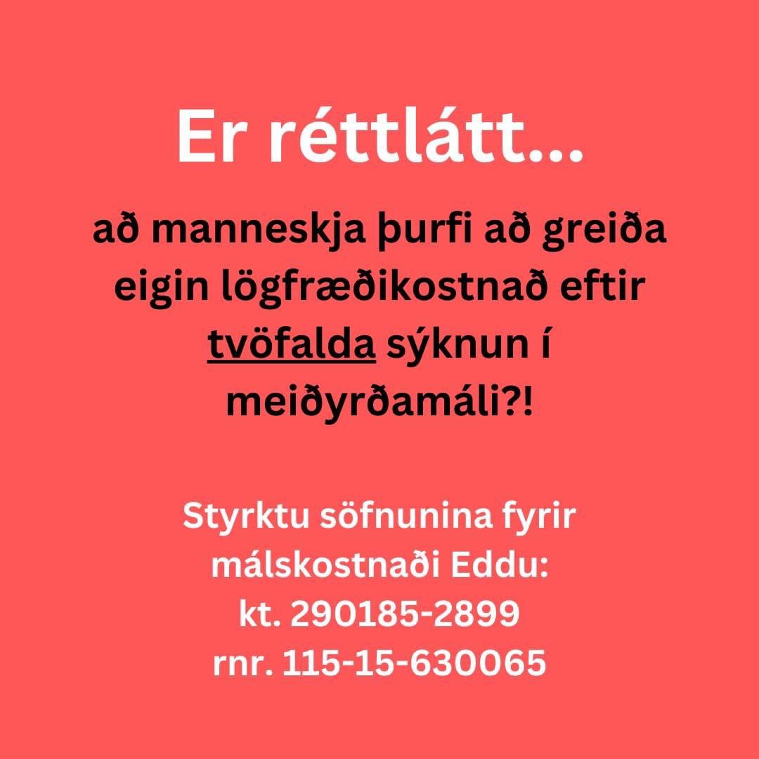 Verjum málfrelsi þolenda og aðstandenda! Meira um málið ⬇️ - Deilið sem víðast! 1/