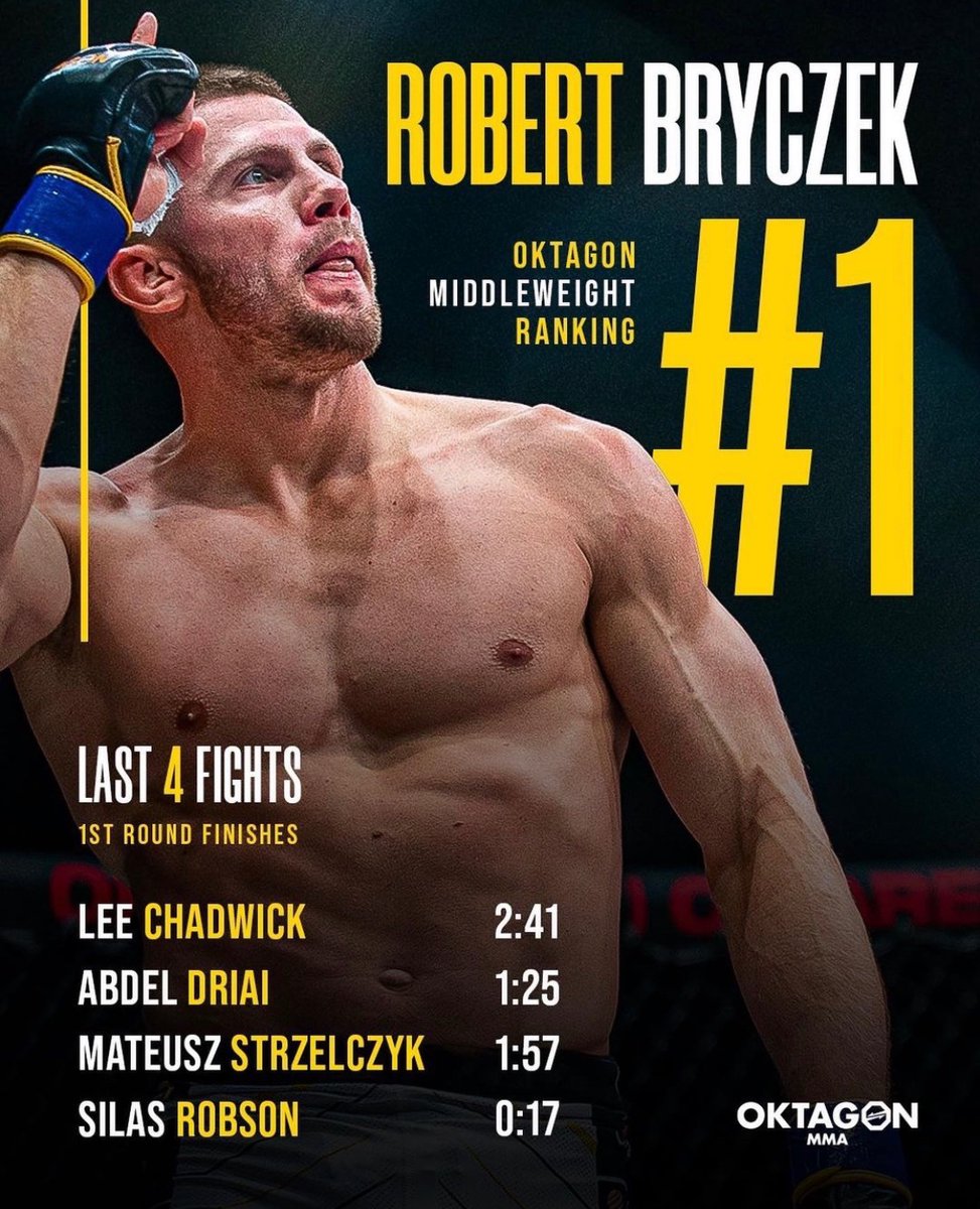 Last Stats🇵🇱🦾
What do You think ?
#oktagonmma #middleweight #ufc