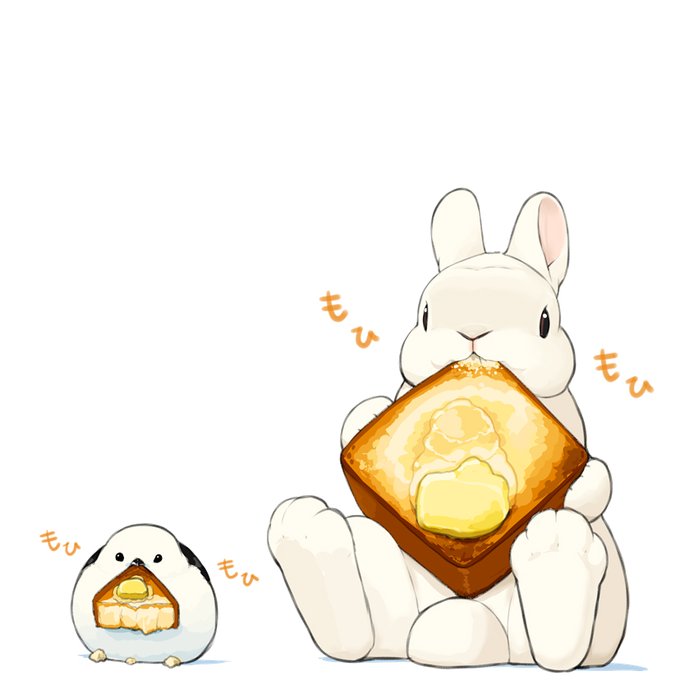 「food in mouth toast」 illustration images(Latest)