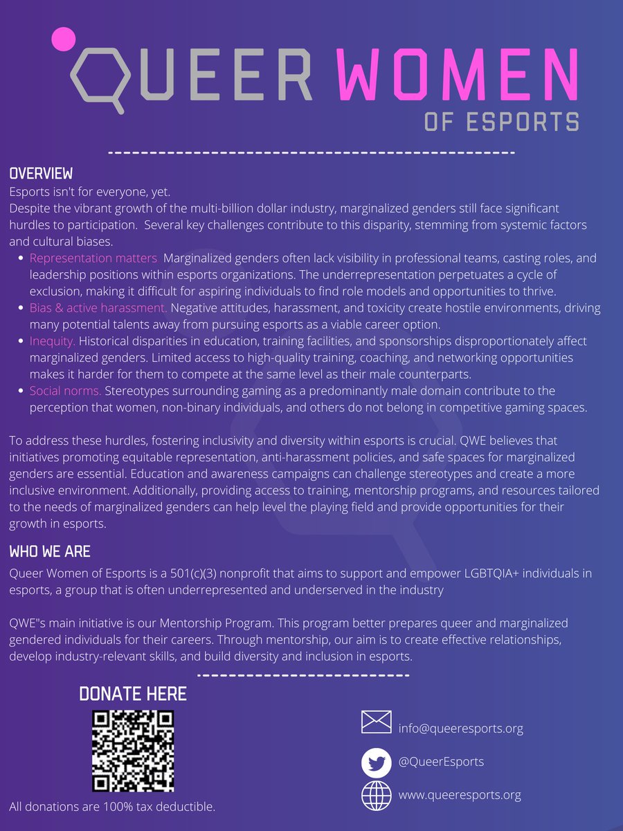 Queer Women of Esports on Twitter: "Esports isn't for everyone... YET