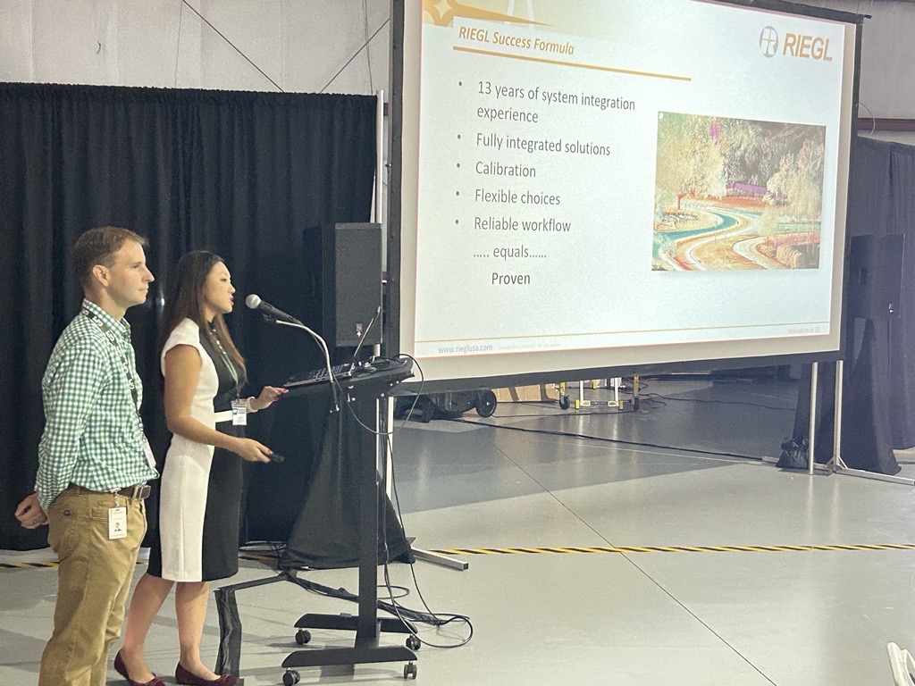 Riegl USA Inc. kicked off day two of the 2023 Geospatial Summit by discussing new technologies and equipment for our industry. A special thanks to Joshua France and My-Linh Truong for coming to speak with us.
#2023GeoSummit