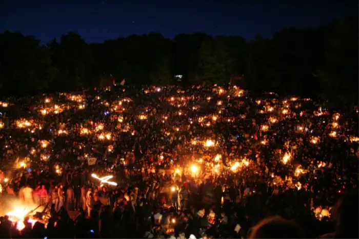 6. Walpurgisnacht Festival – To Welcome Spring
With its roots in paganism, the Walpurgisnacht festival celebrates the arrival of the spring season. This festival is celebrated by building huge bonfires and dancing around them energetically to ward off evil energies.