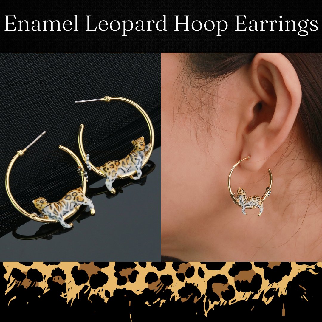 Shop Our Enamel Leopard Hoop Earrings today at Floral Fawna. FREE shipping on all worldwide orders.

#enamel #leopard #hoop #earrings #gold #ceramic #cat #bigcat #feline #animal #exotic #hoops #hoopearrings #animalearrings #animaljewellery #jewelry #jewellery #giftideas