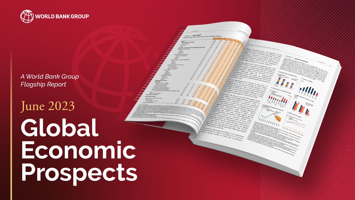 📣 #WBGEP2023 just out!  Global growth is slowing sharply amid surging interest rates & greater financial stress in emerging market and developing economies (#EMDEs). 

Read the latest Global Economic Prospects report 
 ➡️ wrld.bg/xvQr50OGFwT