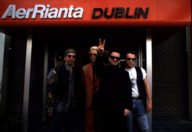 May 6th 1993
Dublin Airport
U2 setting off for Zoo TV, Leg Four - Zoorapa, Europe