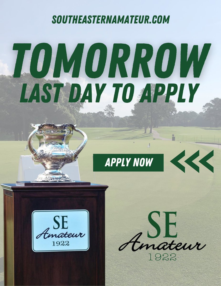 SoutheasternAm's tweet photo. Have you applied yet? TOMORROW is the final day to send in your application! Visit https://t.co/4mUs824wsh to apply now. https://t.co/AfvyaZ847Y