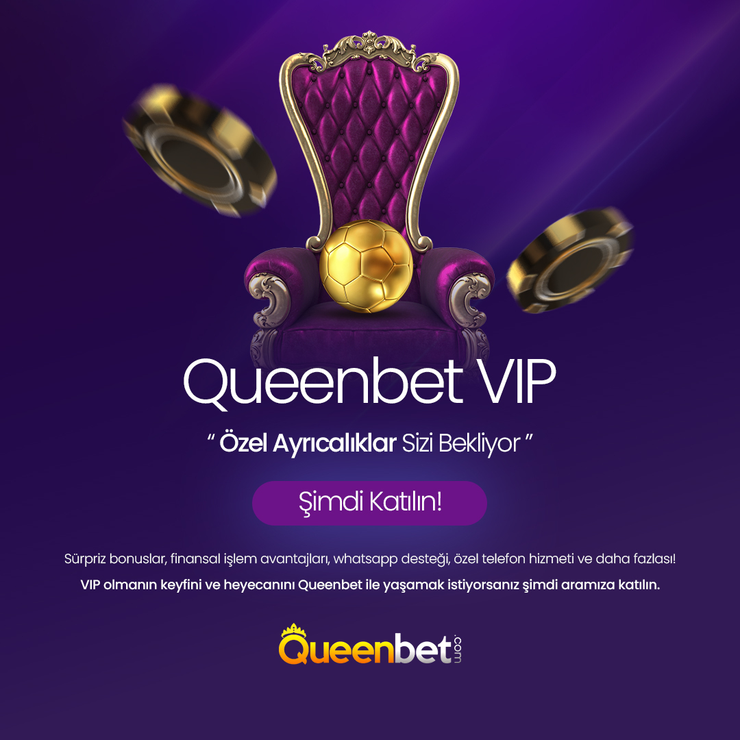 Queenbet'te tüm üyelerimiz özel!Kendinizi özel hissettirecek tüm VIP hizmetler Queenbet'te seni bekliyor.Aramıza katılarak tüm ayrıcalıklı hizmetlerimizden yararlanabilirsin.