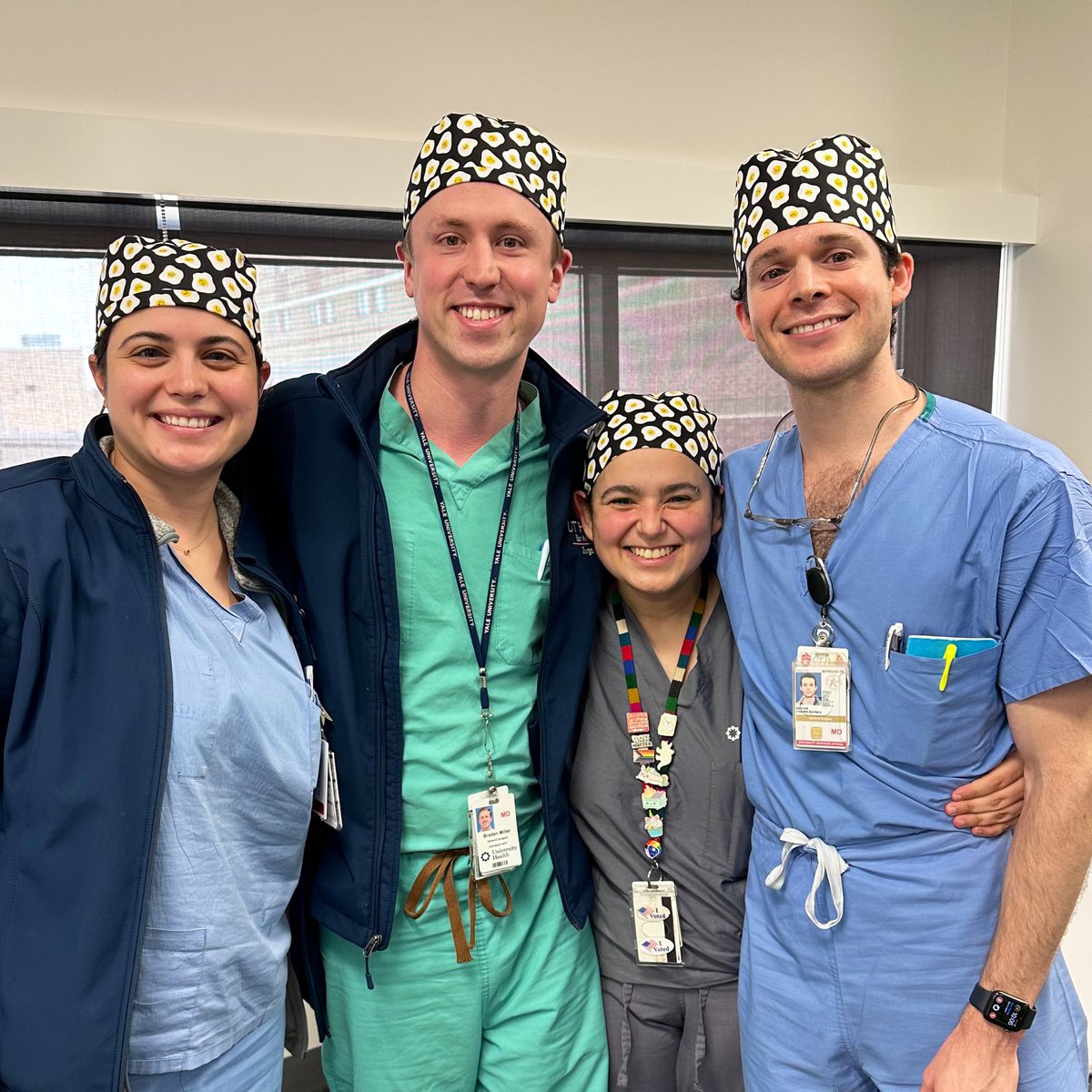 Late post because it’s been busy around here, but survived my last weekend call as a general surgery resident and ready to finish my last month with this EGSSellent (Emergency General Surgery Service) crew.

10 days ‘til graduation
24 days ‘til we’re outta here

🥹