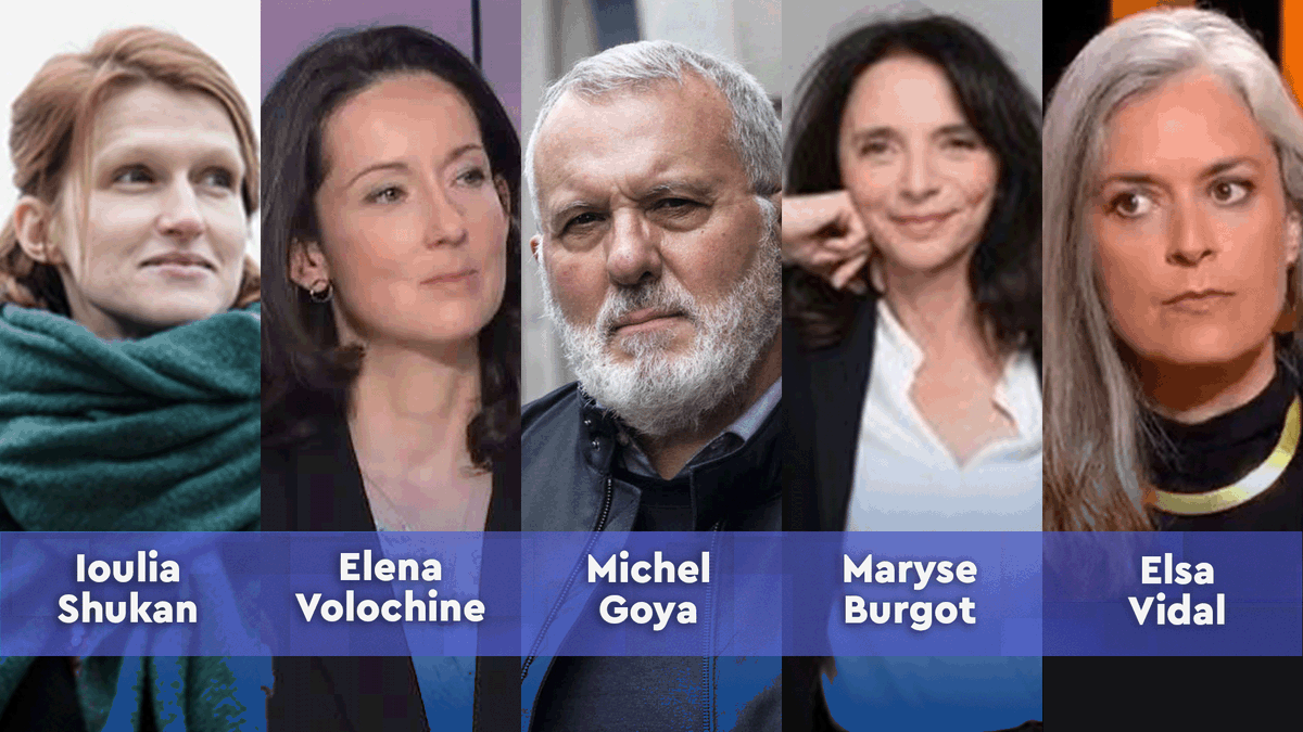 CCeSoir (@ccesoir) on Twitter photo ⏰ 22h45 sur @france5tv
▶︎ BARRAGE DÉTRUIT : LE GRAND TOURNANT
📌<a href="/vidalelsaMoscou/">vidal elsa</a> de <a href="/RFI/">RFI</a>
📌<a href="/elenavolochine/">Elena Volochine</a> de @France24
📌<a href="/MaryseBurgot/">Maryse Burgot</a> de @France2
📌<a href="/ishukan/">ioulia shukan</a> Sociologue
📌<a href="/Michel_Goya/">Michel Goya</a> Ancien colonel des troupes de la marine & historien ⏰ 22h45 sur @france5tv
▶︎ BARRAGE DÉTRUIT : LE GRAND TOURNANT
📌<a href="/vidalelsaMoscou/">vidal elsa</a> de <a href="/RFI/">RFI</a>
📌<a href="/elenavolochine/">Elena Volochine</a> de @France24
📌<a href="/MaryseBurgot/">Maryse Burgot</a> de @France2
📌<a href="/ishukan/">ioulia shukan</a> Sociologue
📌<a href="/Michel_Goya/">Michel Goya</a> Ancien colonel des troupes de la marine & historien