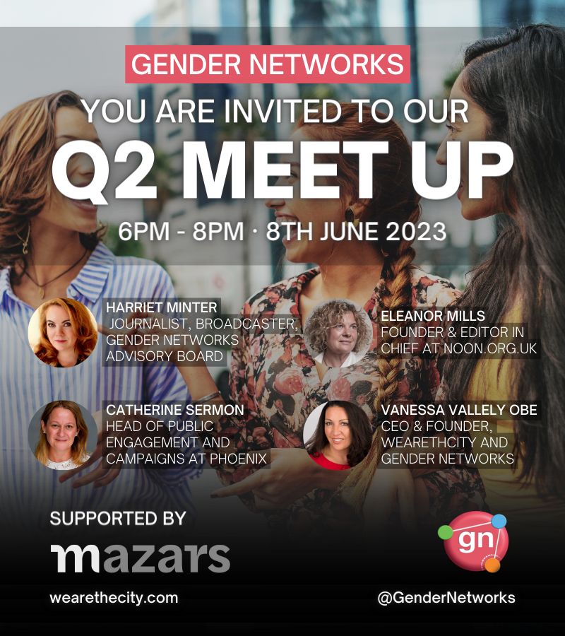 WeAreTheCity (@wearethecity) on Twitter photo 2 DAYS TO GO! 🔥
We are excited to be hosting our Q2 <a href="/GenderNetworks/">Gender Networks</a> Meet Up on Thursday! 🥳
Supported by @Mazars_UK, our members-only session will feature 4️⃣ inspiring keynotes along with an action-packed agenda to help our network leaders 🙌🏽
gendernetworks.com 2 DAYS TO GO! 🔥
We are excited to be hosting our Q2 <a href="/GenderNetworks/">Gender Networks</a> Meet Up on Thursday! 🥳
Supported by @Mazars_UK, our members-only session will feature 4️⃣ inspiring keynotes along with an action-packed agenda to help our network leaders 🙌🏽
gendernetworks.com