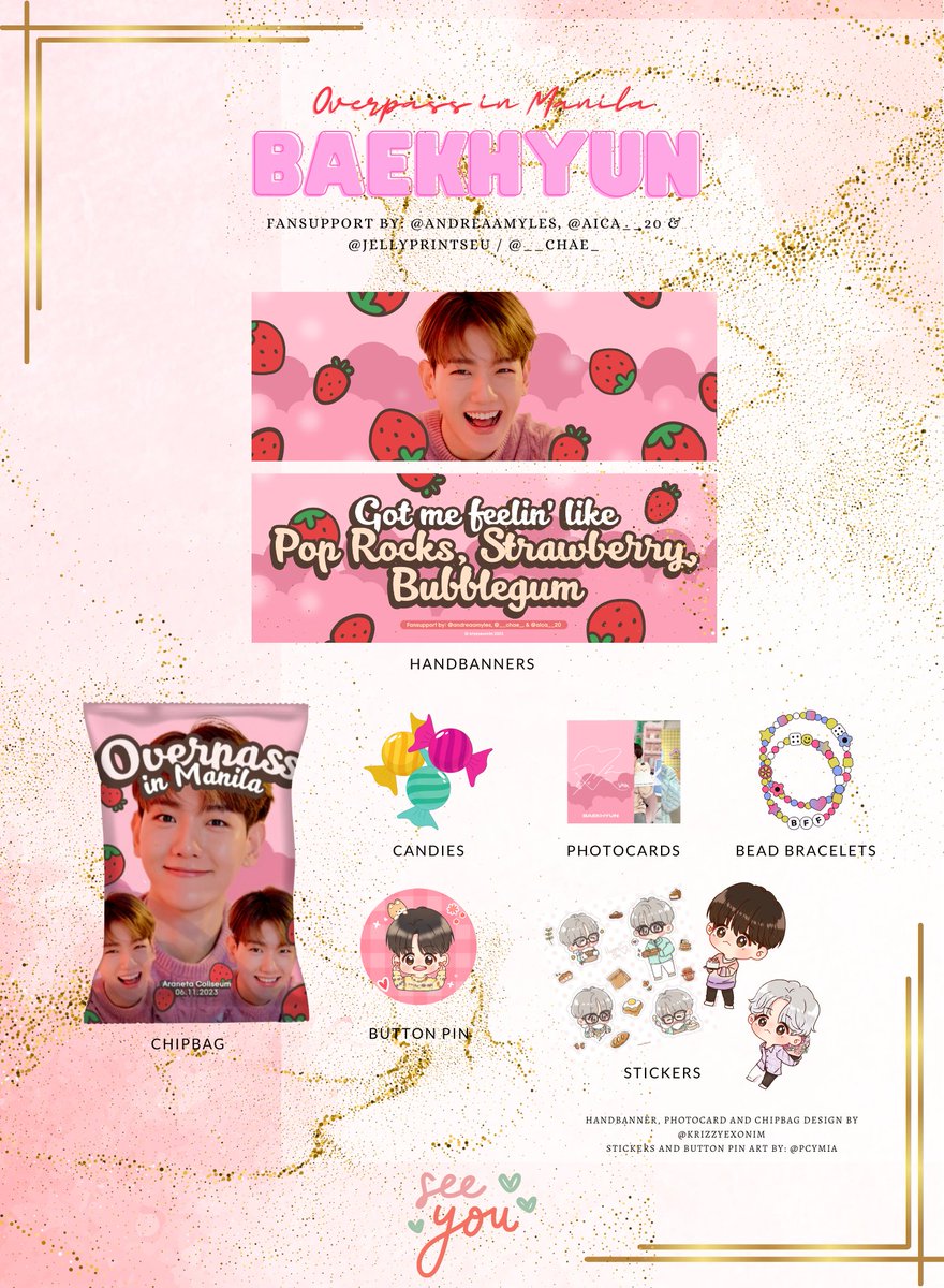 andreaamyles's tweet photo. ~ OVERPASS IN MANILA BAEKHYUN FANSUPPORT ~

Annyeong EXO-L's. @aica__20, @jellyprintseu and I will be giving away these freebies on June 11th. 

Mechanics : see next tweet 😉

time &amp; loc: tba

#OVERPASSinMNL_Baekhyun 
#OVERPASSinManila 
@B_hundred_Hyun https://t.co/f59tGgXS2x