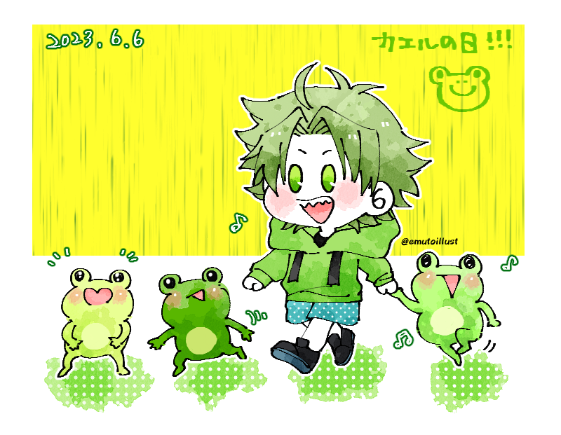 6/6カエルの日🐸🐸🐸 ということで、シヴァさん！☺️ #からぴち