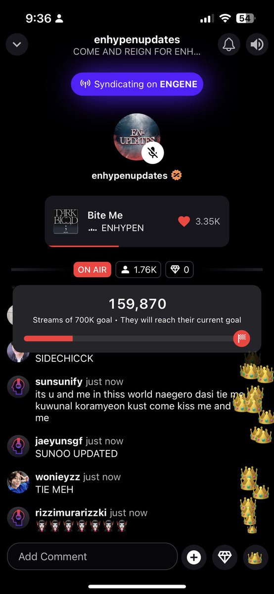 Ot7dapat's tweet photo. U guys still here?? If not then itโs not too late to join!!
COME AND REIGN FOR ENHYPEN
#ENGENE_REIGN #REIGN_with_DarkBloodParty #BiteMe_to30M_onSpotify @ENHYPEN_members @ENHYPEN https://t.co/TqhaH0SNkY