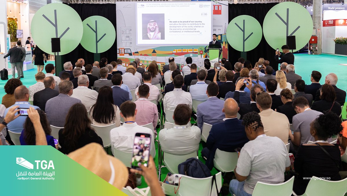 Saudi_TGA's tweet image. مدير عام الإدارة العامة لدراسات واقتصاديات النقل د. ريان الحازمي يشارك في ورشة عمل تقديمية للمركبات ذاتية القيادة ويستعرض جهود المملكة في تبني التقنيات الحديثة، في اليوم الثاني من معرض الاتحاد الدولي للمواصلات العامة UITP.
#UITPSummit
#UITP2023