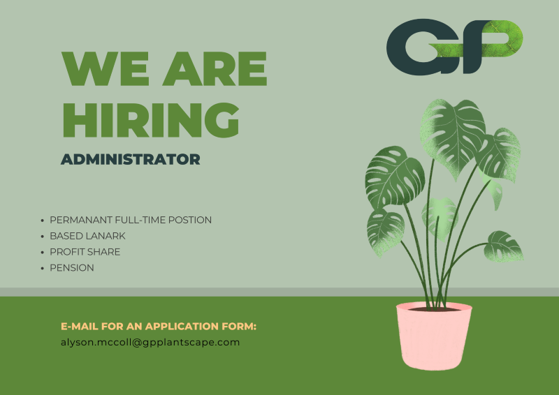 Visit our website to find out more about our most recent vacancy gpplantscape.com/career/adminis… 
#administrator #LanarkshireJobs