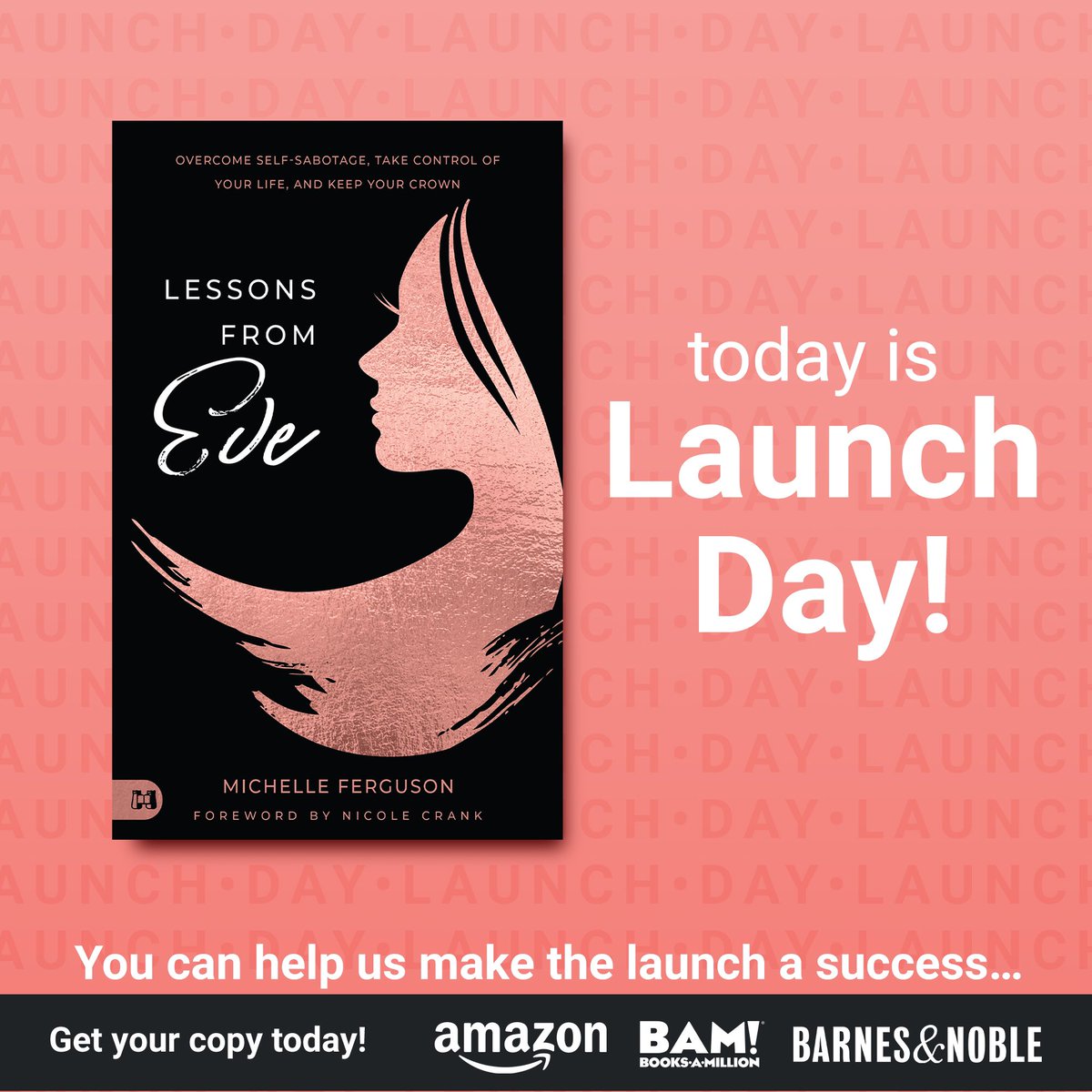 After all of the hard work, it’s finally here: LAUNCH DAY! So many women have been cut off at the knees by pain, rejection, disappointment, abuse, low self-esteem, and objectification.  God made masterpieces when He made women, not mistakes.
Lessonsfromeve.com