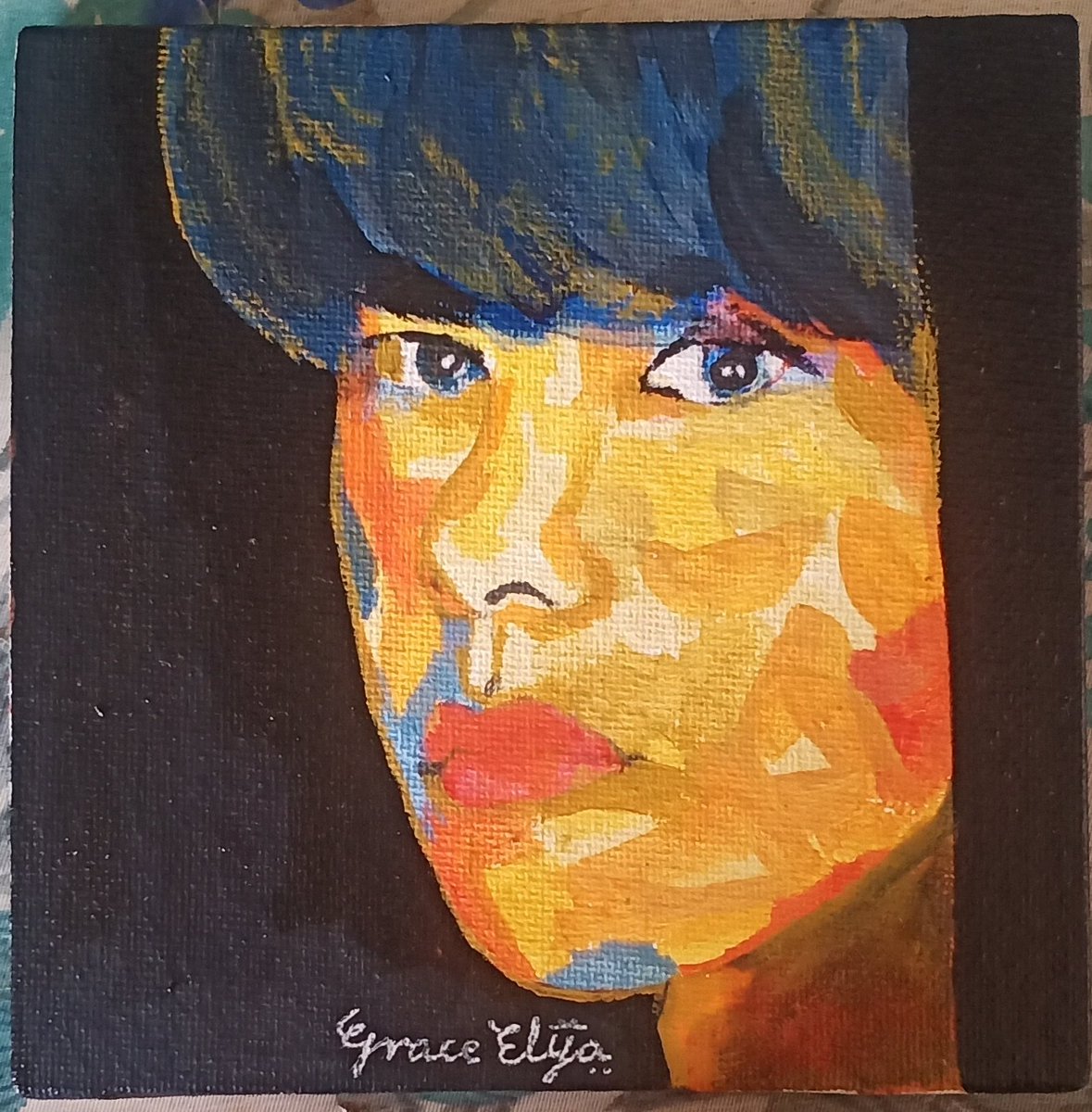 V Acrylic painting 🎨🖌️ #BTSFESTA2023 #10YearsWithBTS #vbts #KimTaehyung #Taehyung 
#FESTA #fanart 
@Aashif_twt @ArmyTutor_Art