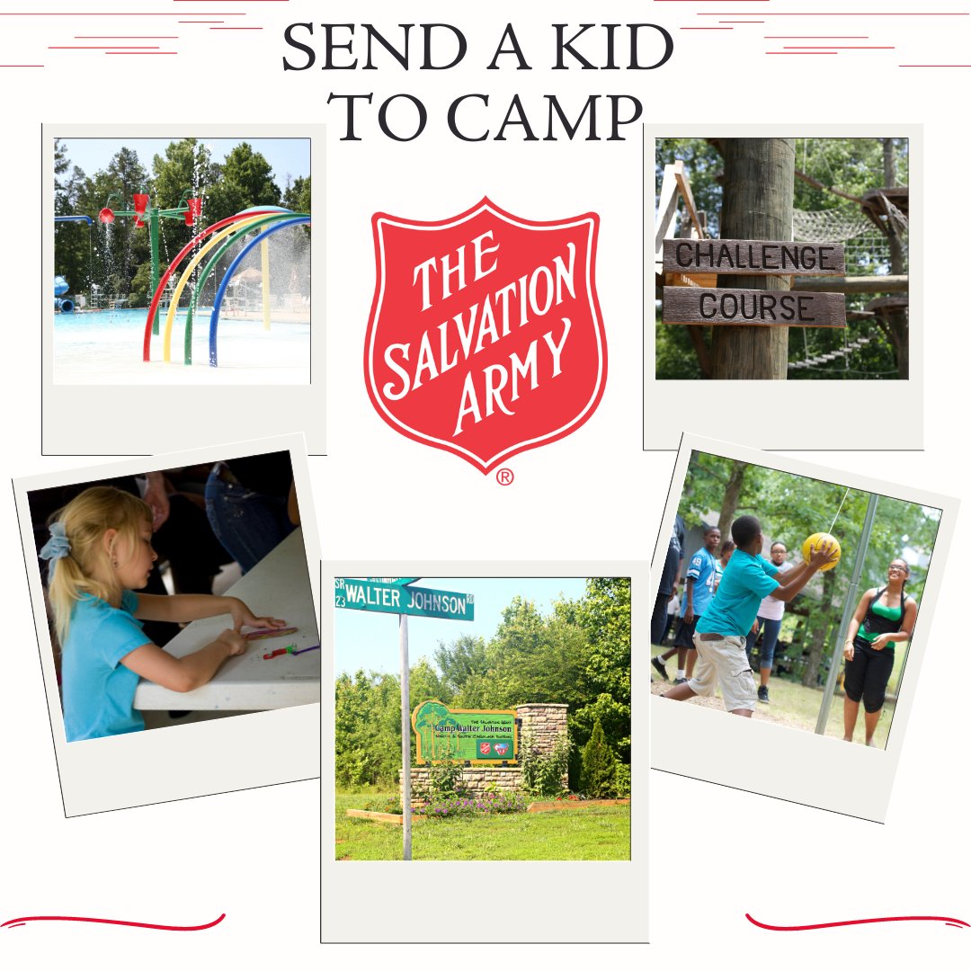 SalArmyDurhamNC's tweet photo. The Salvation Army is gearing up for a safe, fun summer camp at its Camp Walter Johnson on High Rock Lake North Carolina. We need your help so all kids can experience Summer Camp!  
https://t.co/UVWS70LuMv https://t.co/uHDMPxeB9E
