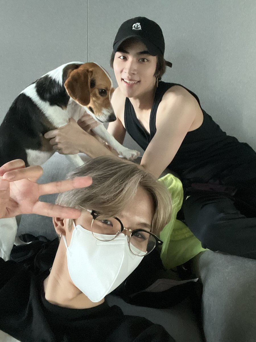 tarosfile's tweet photo. since we are saying goodbye to taro's bbl (as an nct member), let's reminisce it by sharing our favorite moments of it, mine is of him with the wayv pets 😂! https://t.co/ppR5jRfeD4