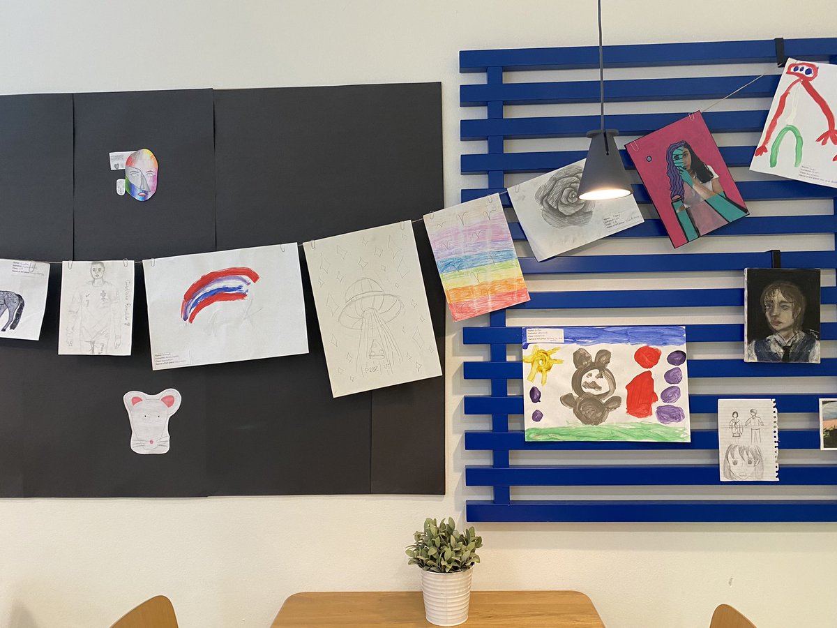 #socialimpact student choice art gallery! Very proud of entrants!