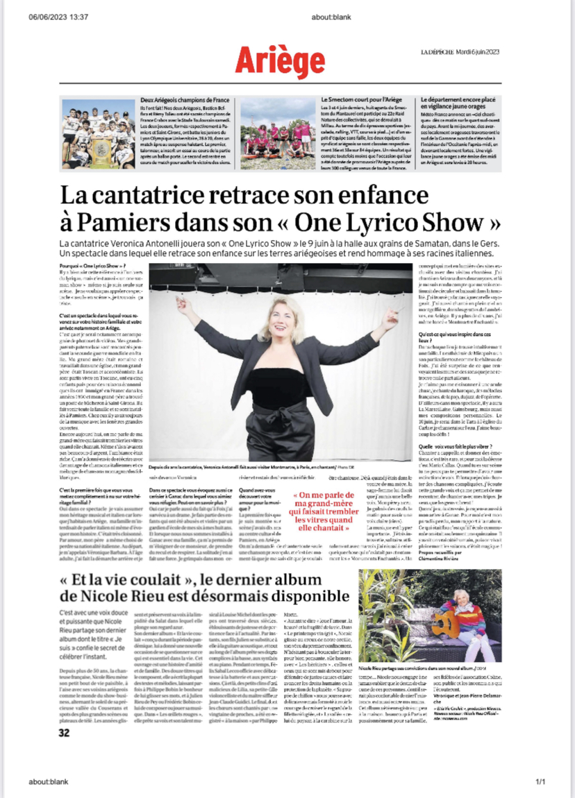 Latoucheenchant's tweet photo. @ladepeche @ariege @gers @occitanie @vbantonelli #veronicaantonelli #OneLyricoShow #monumentsenchantés #Montmartreenchanté #Ariège #Pamiers #Foix #Ganac #Occitanie #Secanta #Monticelloamiata #Toscana #Italie @Italia @vogue_italia @italieaparis https://t.co/Tdg6q5gEd0