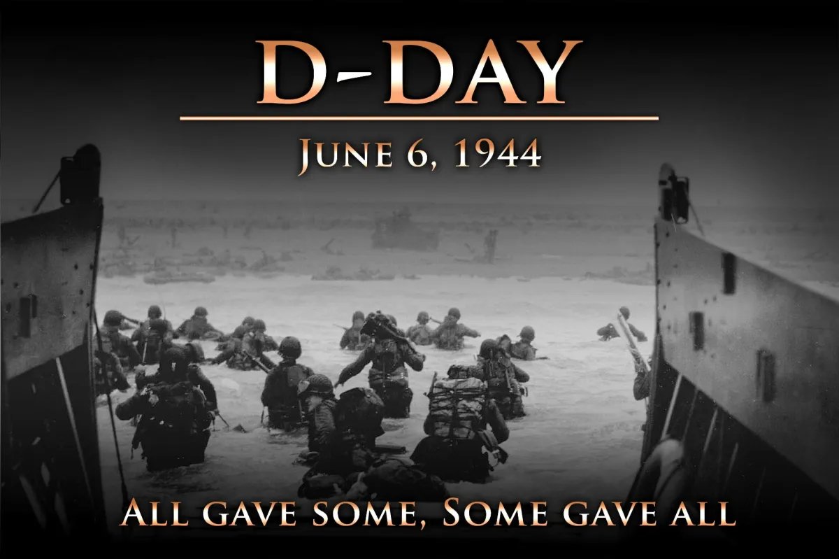The landing at Normandy of 156,000 American, British, and Canadian forces on June 6, 1944, marked the beginning of the end of World War II. We must never forgot those brave soldiers who 79 years ago today, fought for freedom, some paying the ultimate price
#DDay #DDay2023