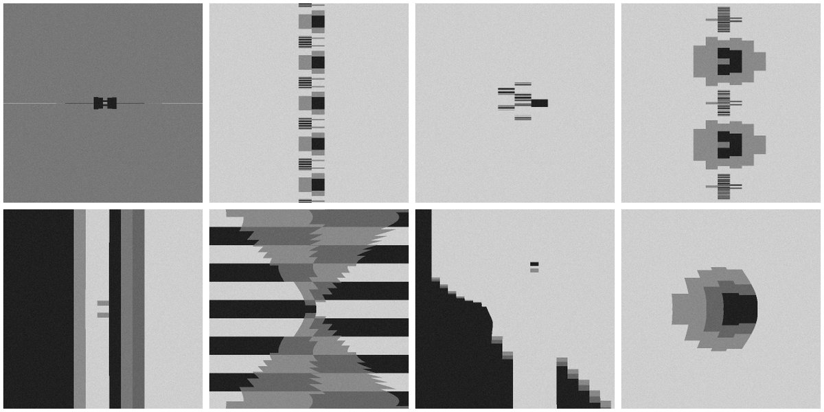 Minimal, monochromatic stuff #generative #clojure2d #clojure