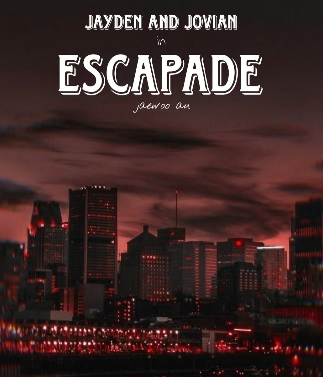 Escapade 🌌
Story of Jayden and Jovian 

A jaewoo / jaejung au | written in bahasa indonesia | rated 🔞

#jaewoo #jaejung