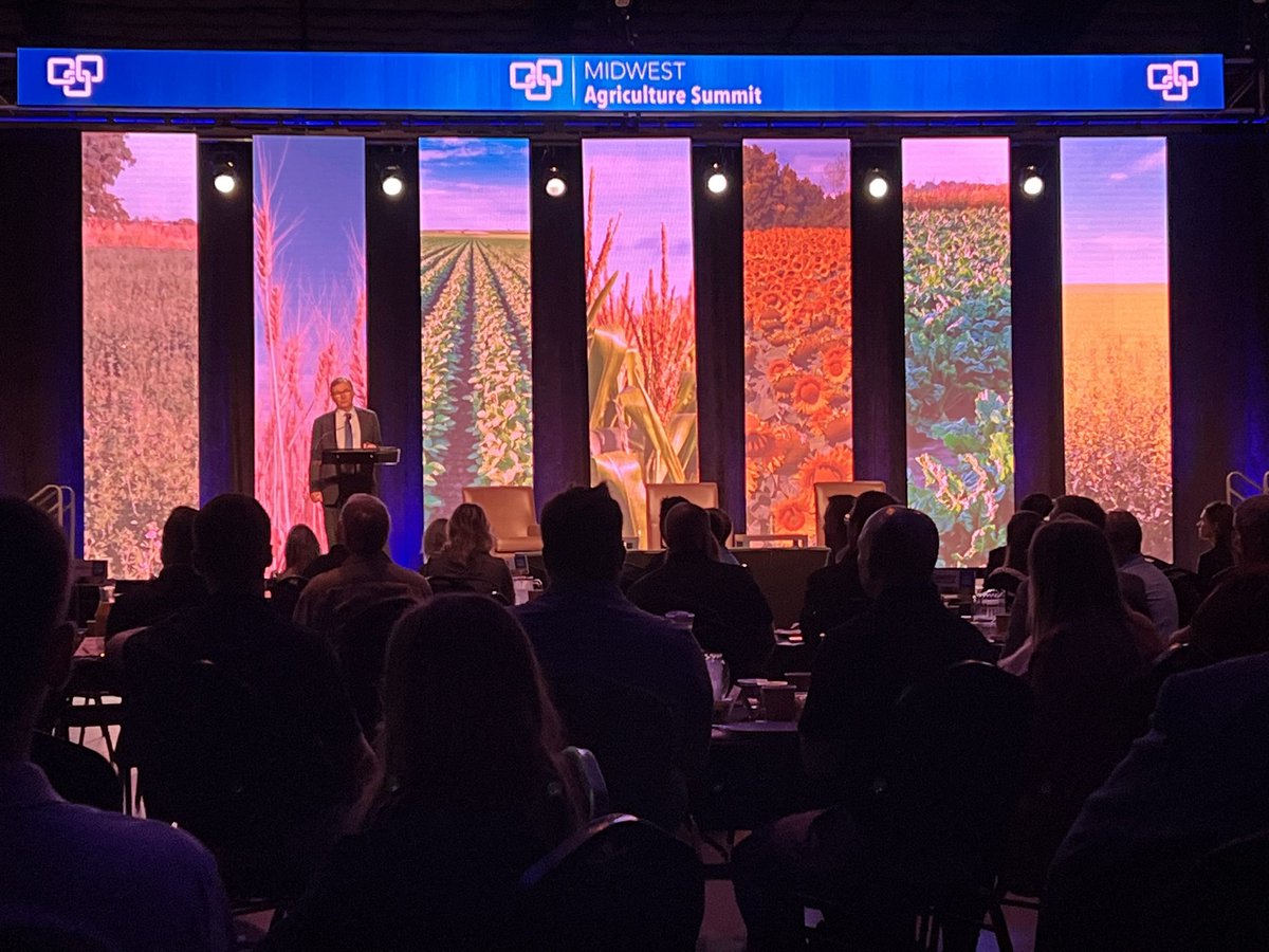 Talking about economic impacts to our ag industry at the <a href="/fmwfchamber/">FMWF Chamber</a> #MidwestAgSummit Sharing lots of gratitude to our farmers for navigating theses volatile times in order to feed the world! We appreciate you! 💖 #thankafarmer