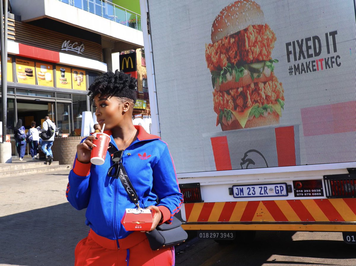 Almost tripped and ordered the wrong chicken burger… @kfcsa fixed it though! #MakeItKFC #Ad