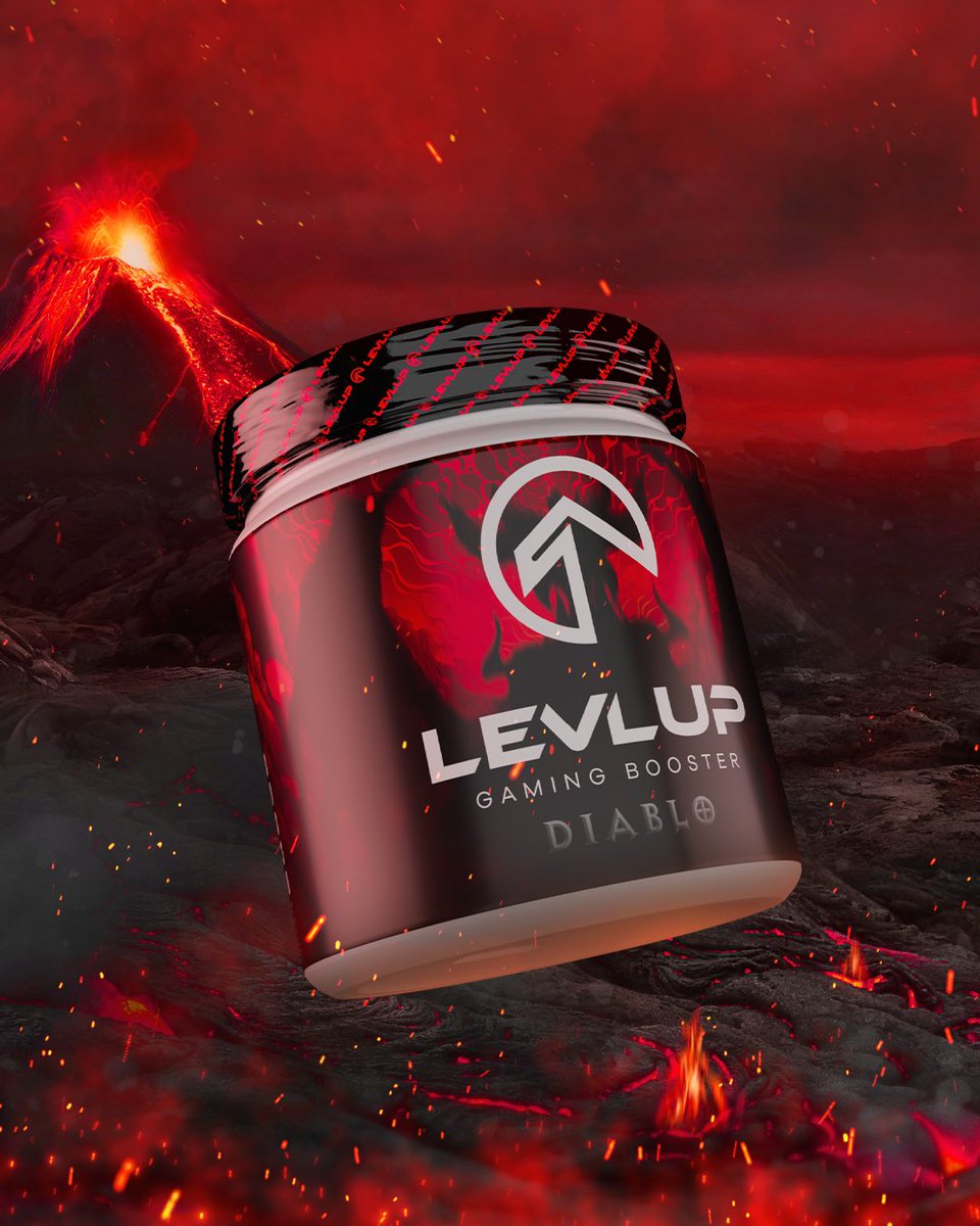 levlupde's tweet photo. Feiert ihr die Dose? 😏 Welchen Geschmack sollte sie haben? 🤤🔥 #levlup #gamingbooster #fantasyedition #diablo4 #diablo https://t.co/FQtnd2b0My