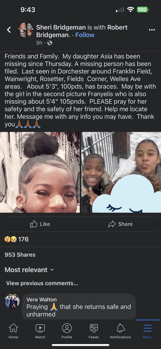 Lord, please find Asia safe and sound. May you keep her in your protective path and bring her home safely. 😩☹️🙏🏽🙏🏽🙏🏽 #WheresAsiaBridgeman #Boston #Lost #Prayersforall
