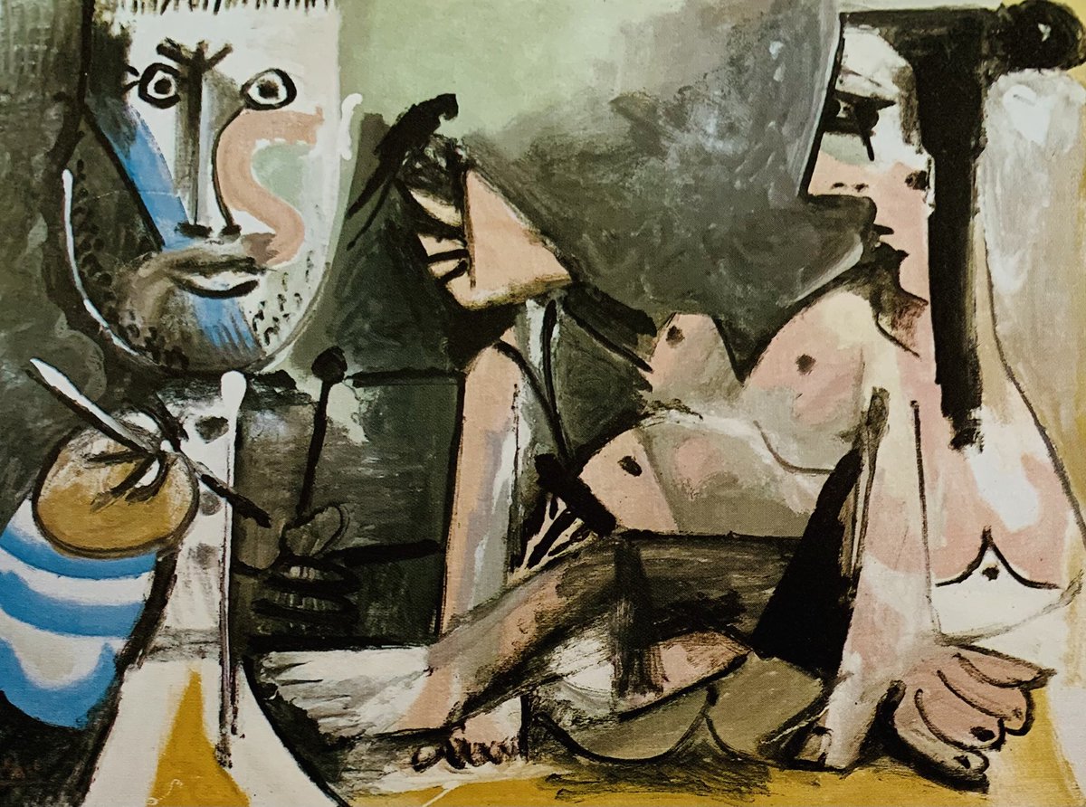 #Picasso “The Artist and His Model” 1964 #AbstractArt  #Surrealism