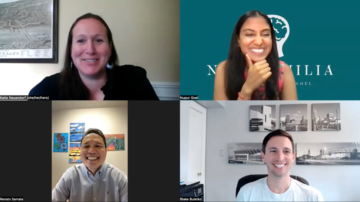 Yesterday, we had the absolute pleasure of sitting down to discuss the relationship between #Neurology and #PalliativeMedicine with Kathleen Neuendorf, MD and Renato Samala, MD. Episode will be released on June 12, 2023! @BlakeBuletko @mdgoels #NeuroTwitter #MedTwitter