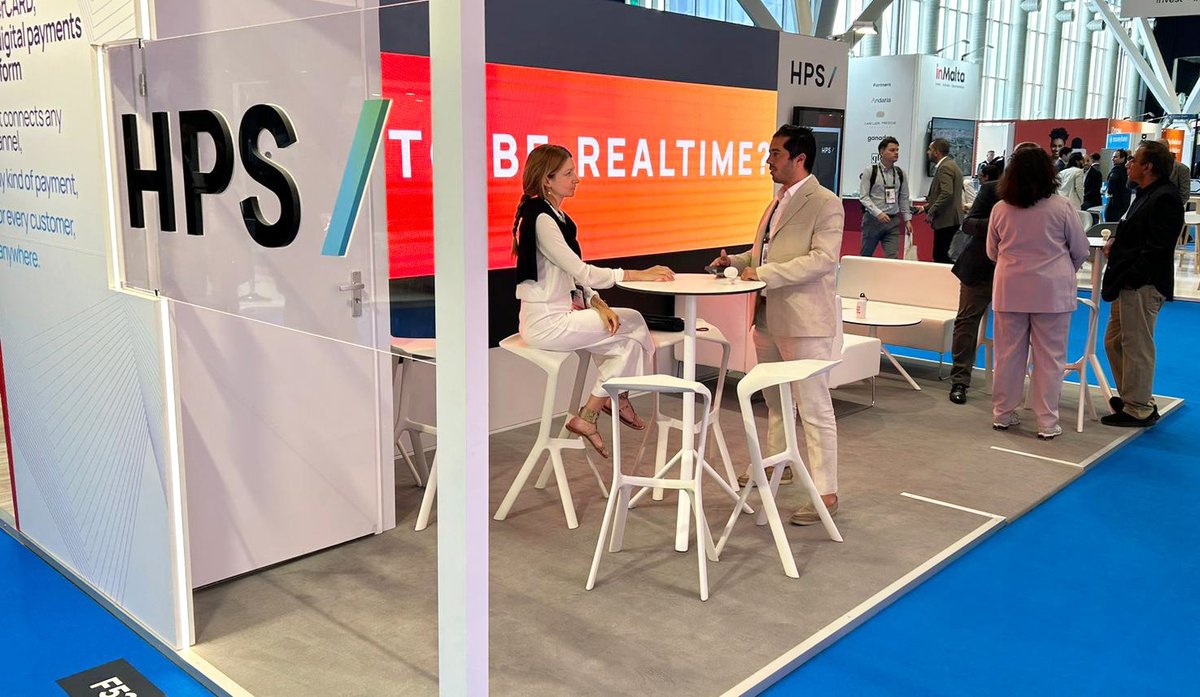 HPS_worldwide's tweet photo. 🇳🇱 Hello Amsterdam!
Day 1 at @money2020 Europe. Our team is ready to welcome you, come visit us at our booth F52! https://t.co/3t7E2bOQPd