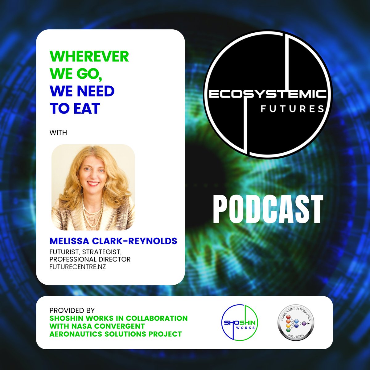 ShoshinWorks's tweet image. #EcosystemicFutures podcast: Wherever We Go, We Need to Eat with @HoneyBeeGeek @nasa @shoshinworks @PIFGov @dyanfinkhousen phttps://apple.co/3MQ1CK5