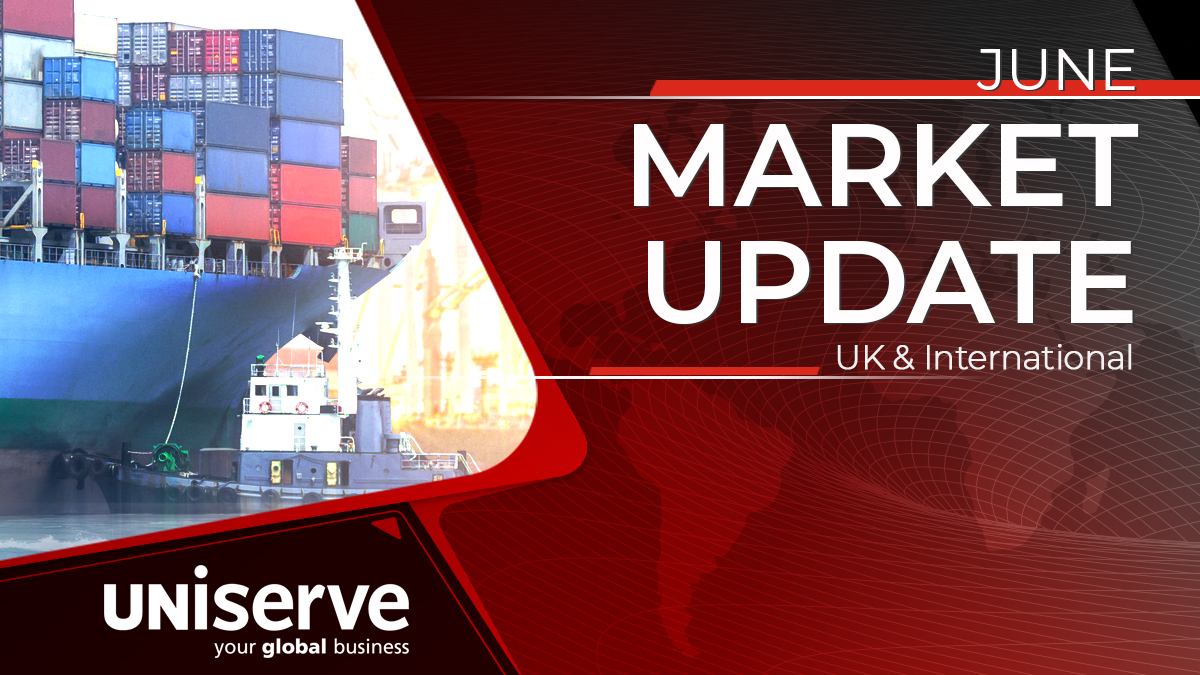 Uniserve's June market update, providing key insights & outlooks across the global supply chain. 

Download here:  ow.ly/rYec50OGGLt

#seafreight #airfreight #roadfreight #warehousing  #logistics