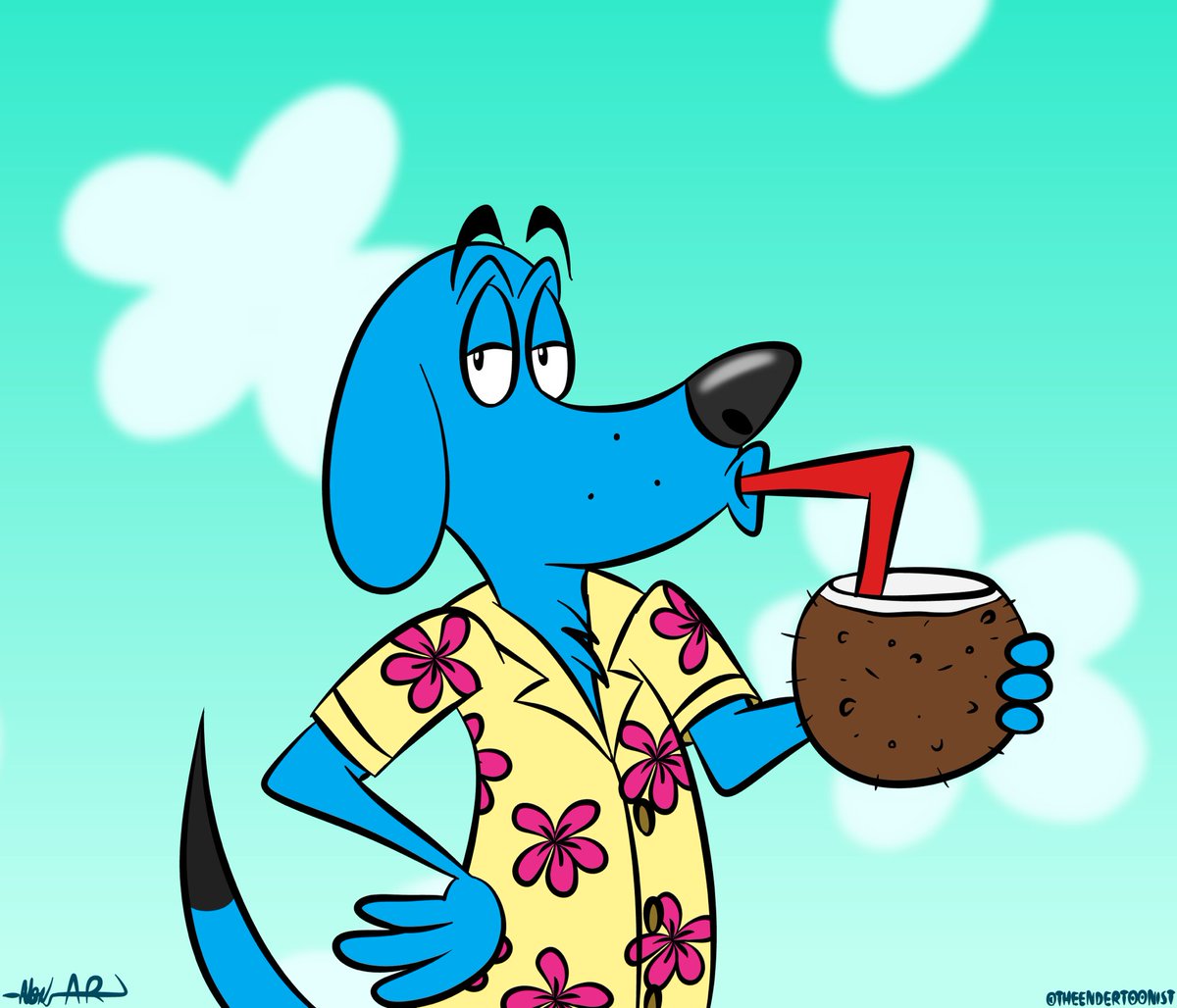 Point Commission - Donny In A Hawaiian Shirt

#cartooncharacter #cartoon #dog #donny #hawaiianshirt #coconut #drinking #sipping #summer #pointcommission #commission #deviantart #digital