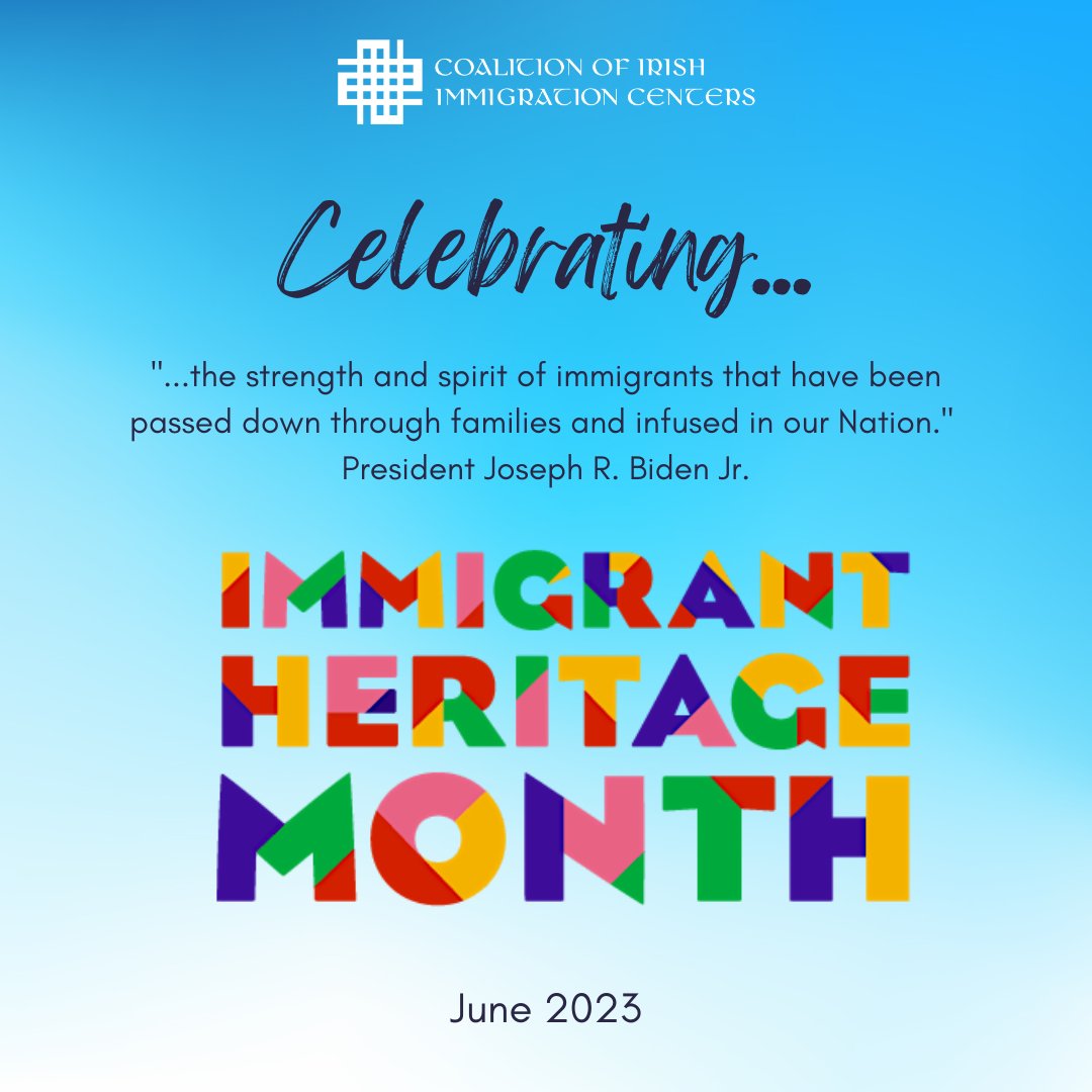 'Immigration has always been essential to America, and this month, we reflect on the strength & spirit of immigrants that have been passed down through families and infused in our Nation.' President Biden bit.ly/3CeNQvD Happy #ImmigrantHeritageMonth! #CelebrateImmigrants