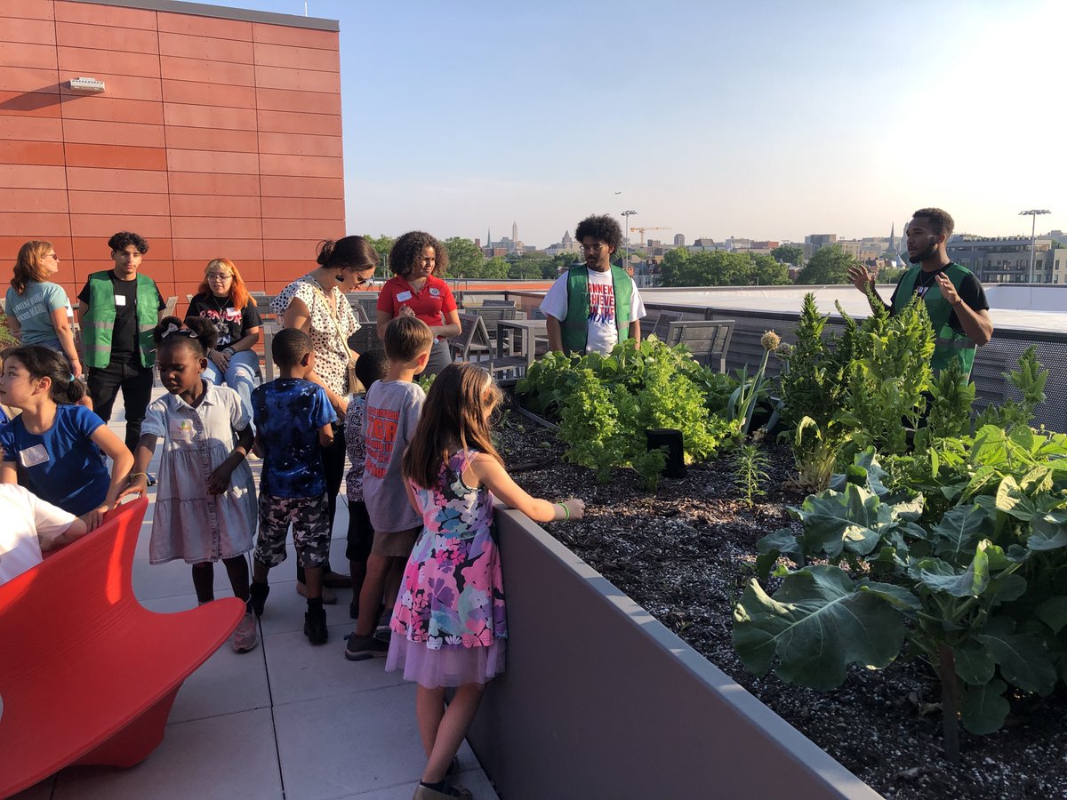 A special highlight was when Banneker seniors gave us tours of D.C.’s first zero energy &amp; zero carbon high school, designed by <a href="/PEDC_Design/">Perkins Eastman DC</a>.

Relive the magic through the photo album from the showcase: bit.ly/dc-showcase-23. (3/4)