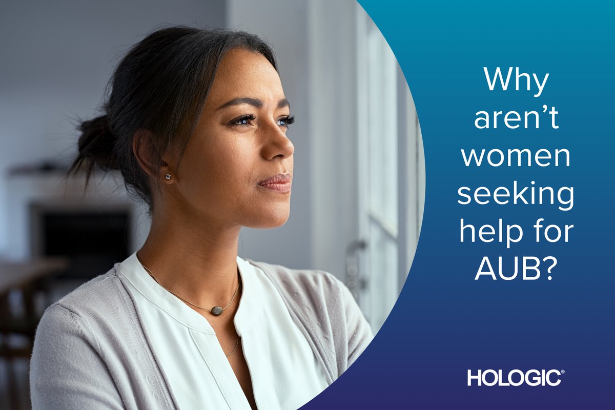 Hologic's tweet image. Learn about factors that impede access to care for #AbnormalUterineBleeding and how we can help women get the treatment they need: bit.ly/3pjEPOH #WomensHealth #Hologic