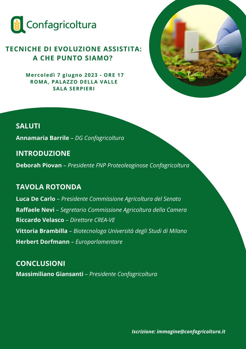 assosementi's tweet photo. Da non perdere l’incontro di domani promosso da @Confagricoltura per fare il punto sulle #TEA. Ne parleranno tra gli altri @decarlosindaco, @raffaelenevi, @vittoriabr e @HerbertDorfmann 

https://t.co/JrpYI3sjb6 https://t.co/hWGqeiv4CG