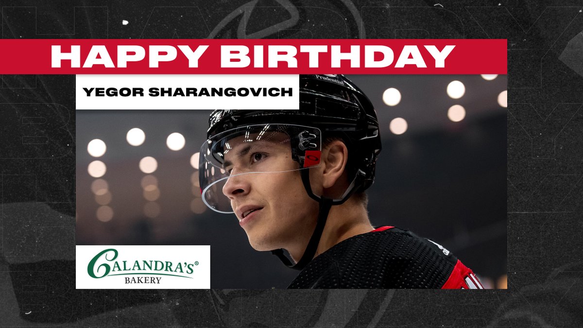 NJDevils's tweet image. Happy birthday, Sharangovich! 🎂 

Drop your birthday wishes ⤵️

#Sponsored | @TeamCalandra