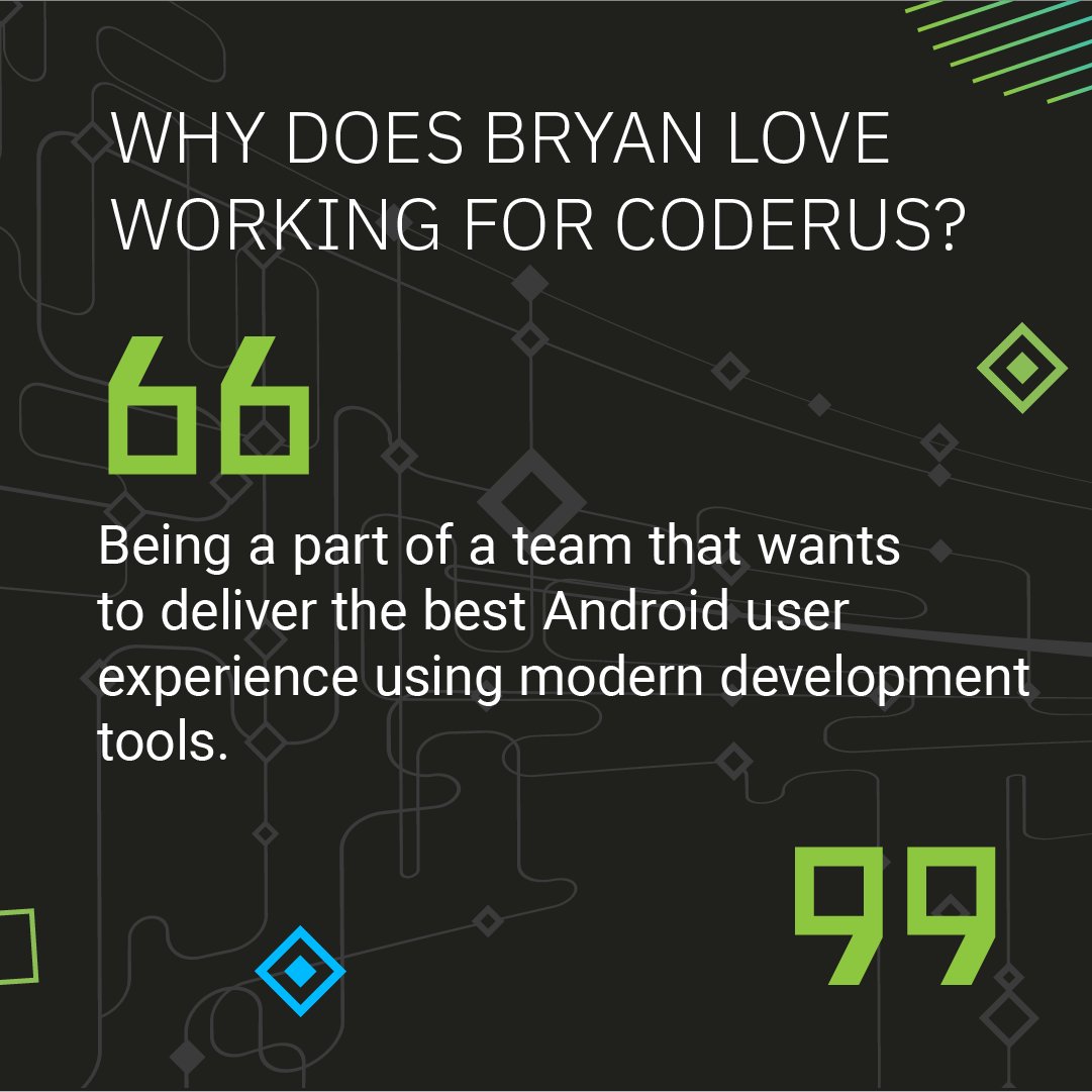 coderus's tweet image. It’s time for you to meet another member of our team here at Coderus - meet Bryan, one of our Android developers!
Bryan is part of our valued team that helps to deliver the best Android user experience to our clients.
#MeetTheTeam #Coderus #SoftwareDevelopment