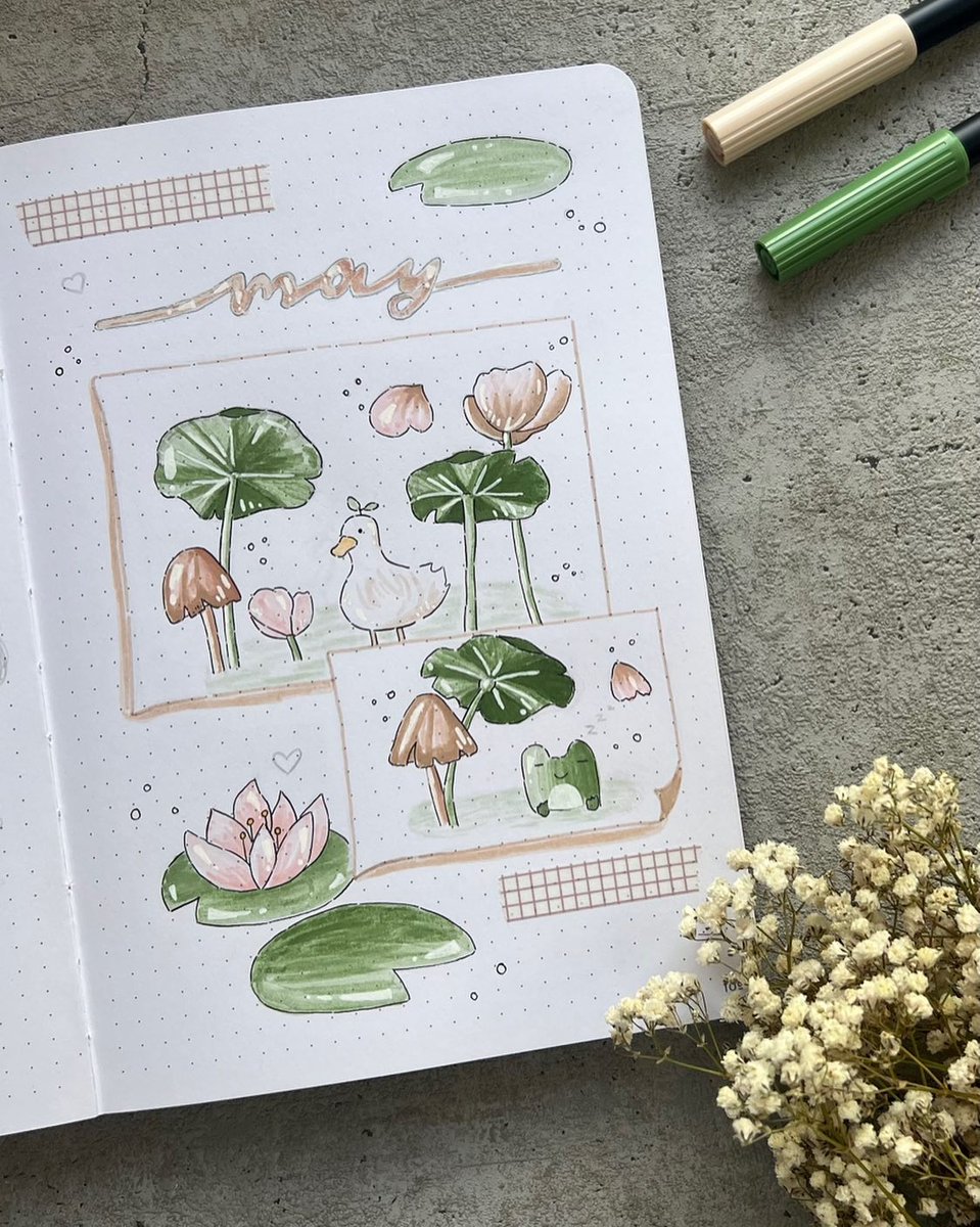 Shop_ARL's tweet photo. One thing about us: we will always love a cute pond theme. How adorable are @sparkling_journals' little frog and duckie? ๐ฅบ #DottedNotebook https://t.co/wQLq5cxqP7