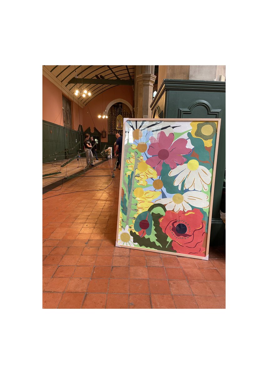 PickeringCelia's tweet photo. @BedfordParkFest 
@PickeringCelia this years Summer Exhibition painting. There’s no order - Emulsion on rag cotton, framed. https://t.co/KJXrHbrvrg