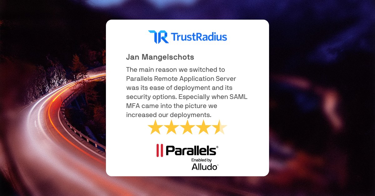 One switch and you'll never go back 😏 Parallels RAS speaks for itself, but when it doesn't, our customers sure have some great things to say. Check out more of this review here: allu.do/3NceBY3

(and if you love it as much as us, you can leave us a review too 😉)