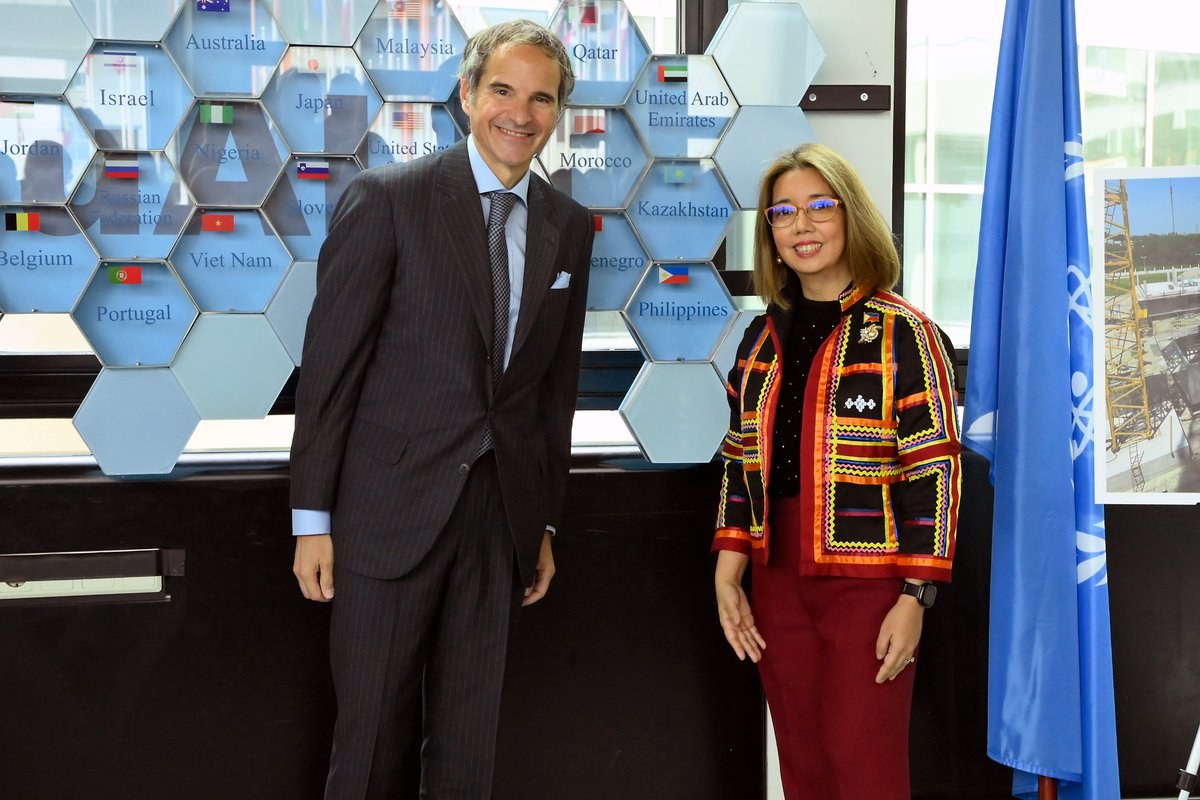 rafaelmgrossi's tweet image. Thanks 🇲🇾Malaysia, 🇵🇭Philippines and @urencoglobal for generous pledges to #ReNuAL2 to upgrade #IAEA laboratories. Support from both Member States and private sector contributions are increasing and will help our work in climate smart agriculture &amp;amp; sustainability. #Atoms4Climate